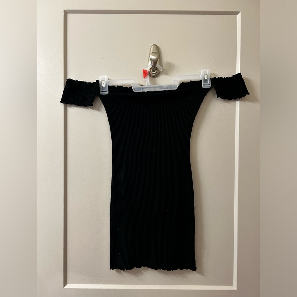 Better Be Black Strapless Dress